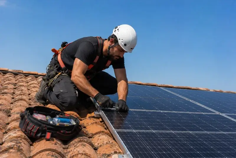 Maintenance et monitoring de panneaux solaires à Sigean